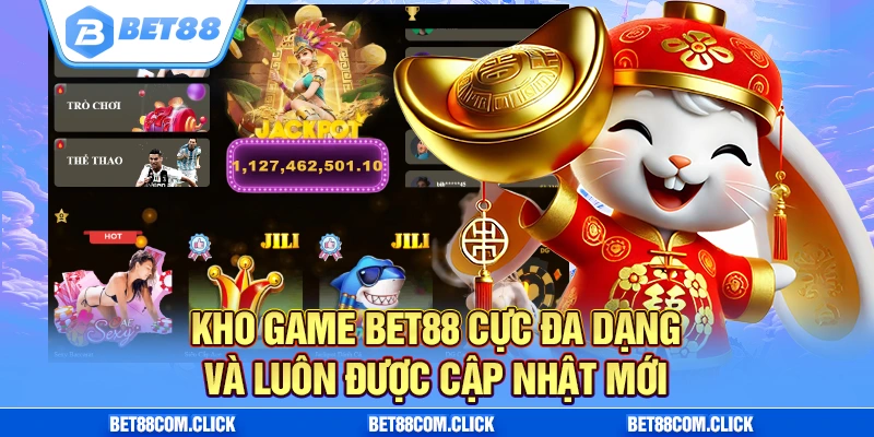 Nhà cái Bet 88 luôn không ngừng cập nhật xu hướng cá cược mới